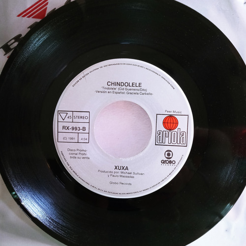 Xuxa Chindolele Vinilo Ep 45 Rpm Promo (Usado)