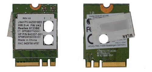Wifi Hp 15-ay006la 8723be 843337-001 (Usado)