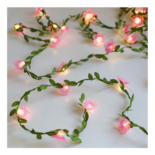 Luces De Cuerda De Flores Vines Con Luces De Hadas, 30 De De
