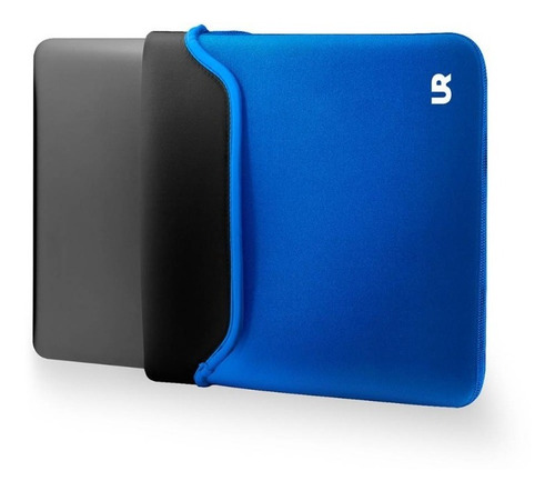 Imagen 1 de 3 de Funda Notebook Urbano Labs Reversible Azul/negro 15