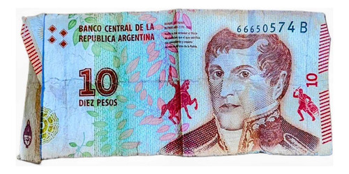 Billete 10 Pesos Argentina