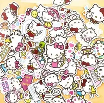 Comprar 40 Stickers Impermeables Helo Kitty, Adhesivos, Pegatinas