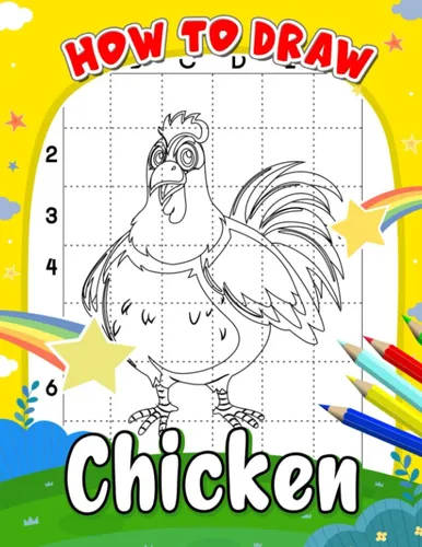 comprar Libro: How To Draw Chicken: Draw And Relax With Basic And Ea