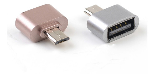 Imagen 7 de 7 de Adaptador Otg Micro Usb Macho A Usb 2.0 Hembra