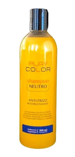 Shampoo Neutro Anti Frizz X 300ml Play Color