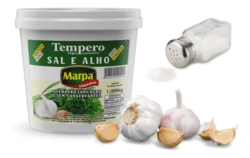 comprar Tempero Pronto 1 Kg Caseiro Sal E Alho Marpa Alimentos
