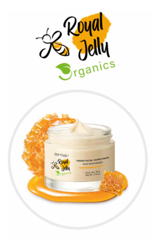 Crema Facial Día Y Noche Miel Royal Jelly Jalea Zermat