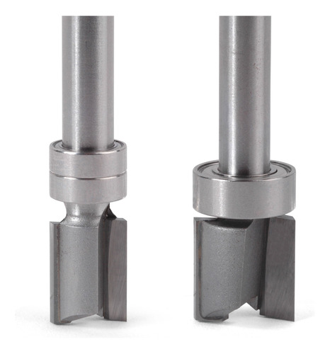 Ball Bearing Router Bits Para Enrutamiento Cavidad Juego 2 