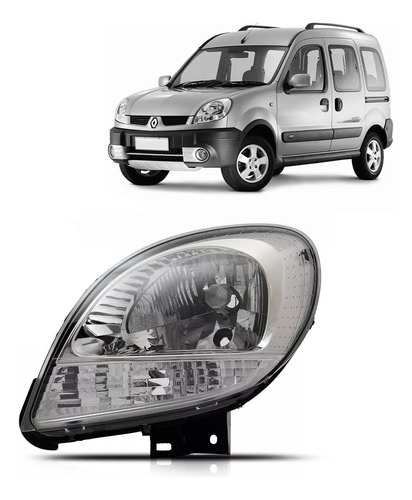 Optica Renault Kangoo 2 2008 2009 2010 2011 2012 2013derecha