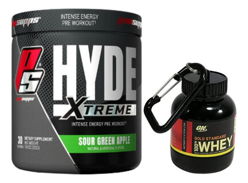 Hyde Xtreme Prosupps 30 Serv. 222grs + Mini Botella Portatil