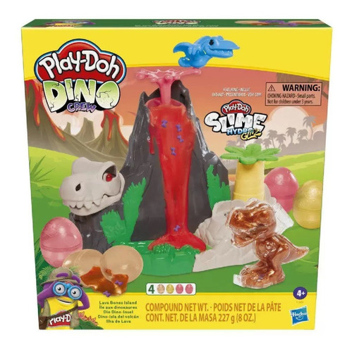 Massinha Play Doh Dino Crew Ilha Da Lava F1500 Hasbro Cor Colorido