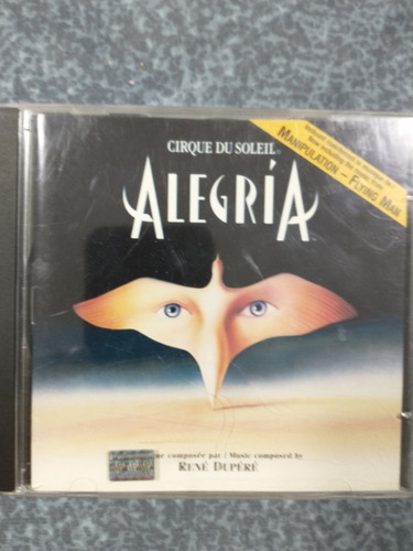 Cd Alegria Cirque Du Soleil En Perfecto Estado Sin Rayaduras