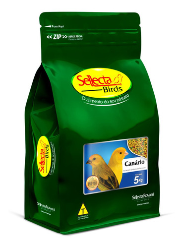 Ração Extrusada Premium Sellecta Canário 5 Kg Canário Belga