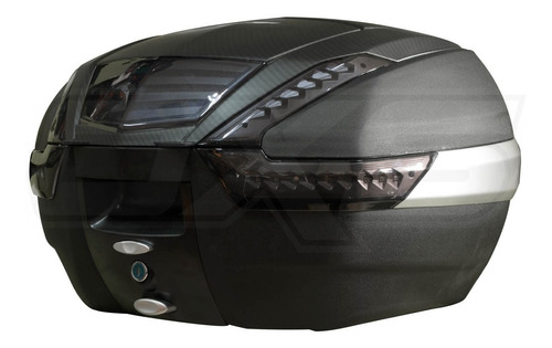 Maleta Moto Top Case 4rs E62 38 Litros Con Luz Led Carbon