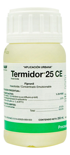 Termidor 25 Ce 250 Ml Insecticida Basf Termita Cucaracha