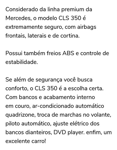 Mercedes-benz Classe C Cls 350