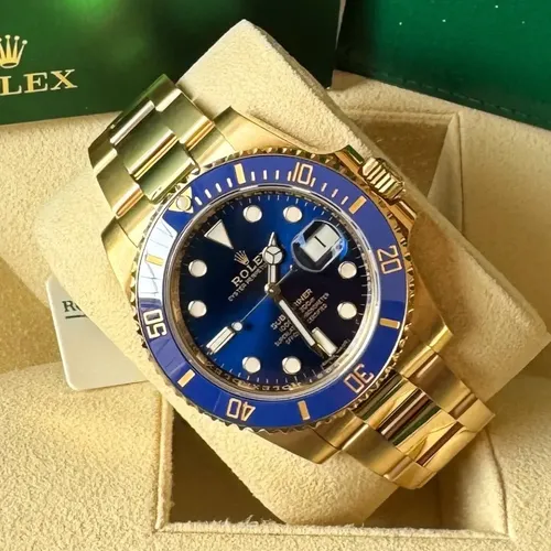 Rolex Submariner Ouro , Blue Dial , Ano 2020 E Completo!! | Frete