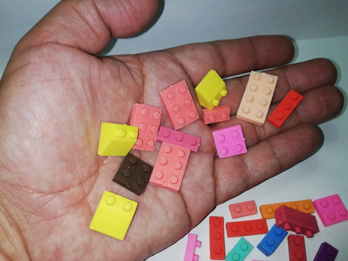 Gomas De Borrar En Forma De Bloques De Construcción