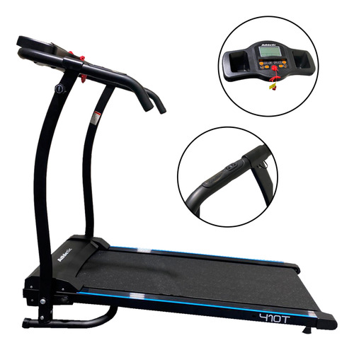 Imagen 2 de 7 de Caminador Eléctrico Plegable 410t Athletic Supergym