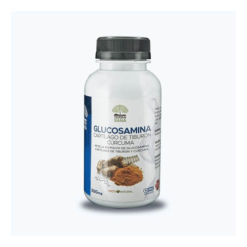 Cartilago De Tiburon, Glucosamina Y Curcuma, 100 Capsulas