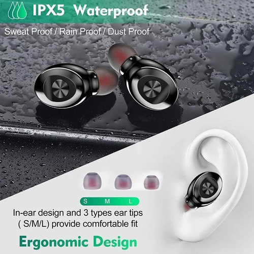 Audífonos Estéreo Tws Xg8 Bluetooth 5.0 8d Hifi