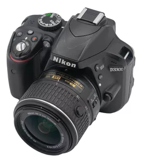 Cámara Digital Réflex Nikon D3300 Con Lente 18-55mm (negra)