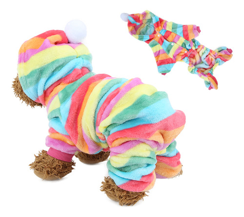 Pijama Rainbow S Uk Plug Para Mascotas Número 12, Ropa De Ot