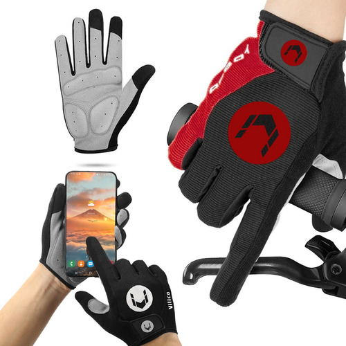 Guantes De Bicicleta Transpirables Con Pantalla Táctil Touch