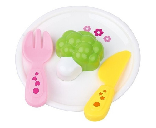 Caja Registradora Con Accesorios De Cocina Tipo Kitty Color Rosa