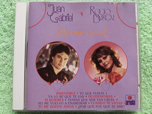 Eam Cd Juan Gabriel Y Rocio Durcal Romanticos 1984 Japones