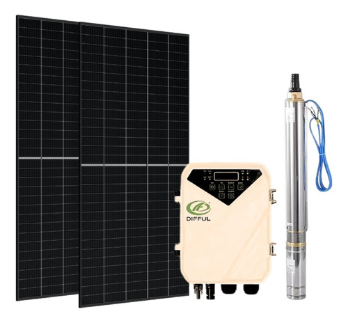 Kit Bomba Solar Difful 3dss1-7-109-48-500 Con 2 Paneles