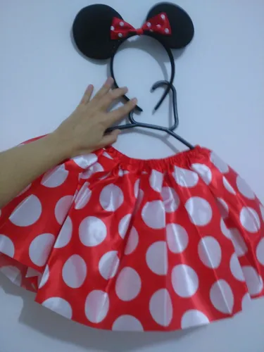 Saia de cetim rodada cheap infantil
