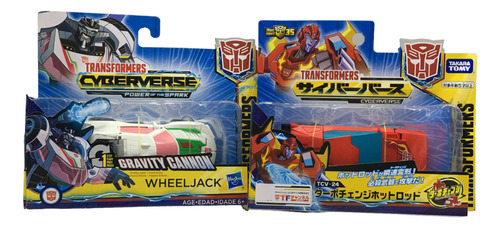 Transformers Cyberverse Adventures Set Wheeljack Y Hot Rod