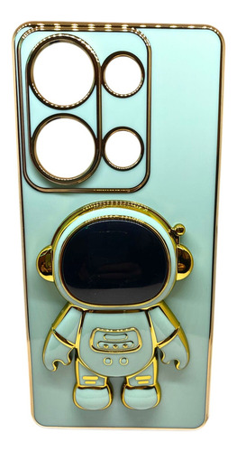 Funda Astronauta 3d Para Xiaomi Note 13 Pro 4g/ Poco M6 Pro Verde Claro