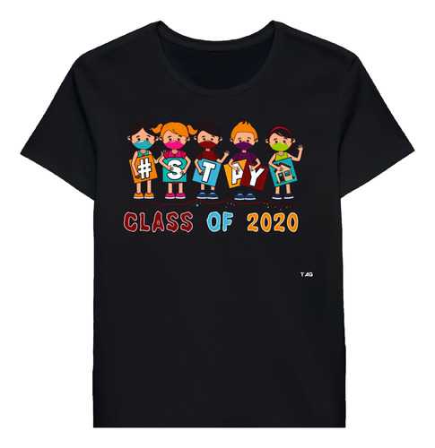 Remera Kids Online Class 2020 Stay Home 63251454