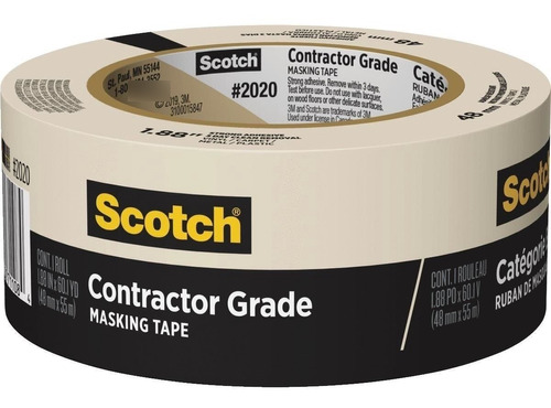 3m Masking Tape 2  , 48 X 55 Profesional 3m Scotch