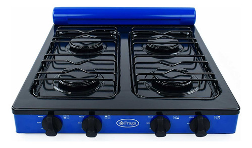 Parrilla De Gas 4 Quemadores Fraga P705e Azul