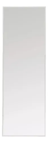 comprar Espejo Bayu Decorativo Moderno Rectangular 180x60 Hierro Marco Blanco