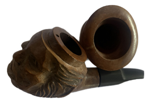 Pipa Tallada En Madera Con Galera (de Colección Importada)