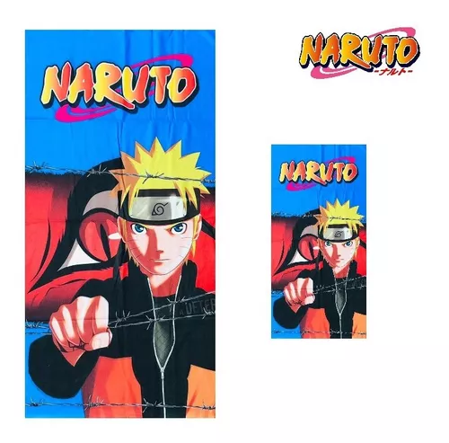 Toalha Naruto + Toalhinha Mao Rosto Anime Akatsuki