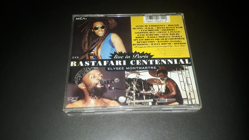 Cd 1992 Steel Pulse Rastafari Centennial Live In Paris (Usado)