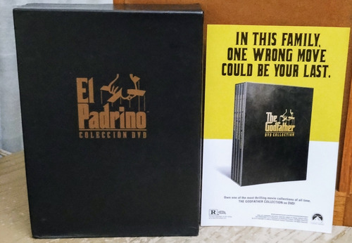 El Padrino Colección De Lujo, La Trilogía 4 Dvd's Originales