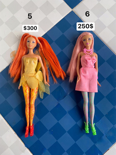 Barbies Fairytopia Elina Sirenas Dhalia Dandelion Crystal (Usado)