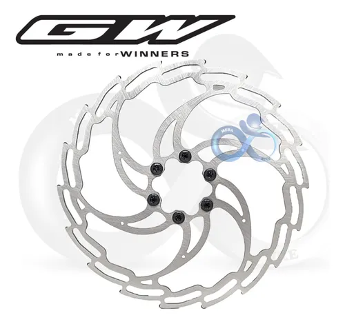 Disco Rotor Gw Freno Bicicleta 6 Tornillo 180mm Super Ligero