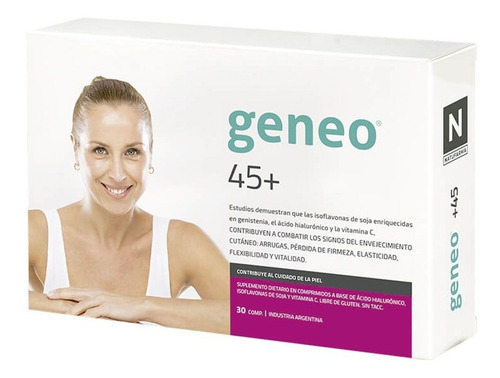 Imagen 1 de 2 de Suplemento En Comprimidos Natufarma Geneo 45+ Colágeno En Caja 30 Un