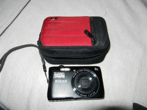 Camara De Bolsillo Nikon Coolpix S3700 Con Estuche Suizo 
