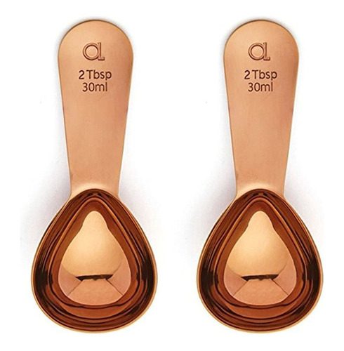 Apace Living Coffee Scoop Juego De 2 2 Cucharadas Soperas La