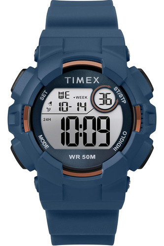 Reloj Unisex Timex Tw5mdgtl Mako De 44 Mm Con Correa De Sili