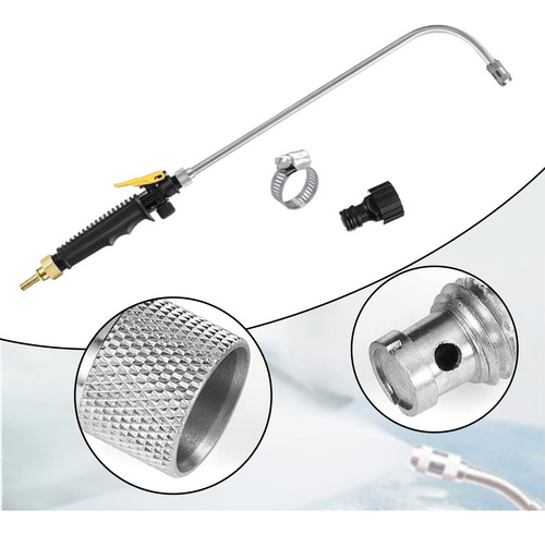 Pulverizador De Metal Para Jardim, Bico Leve E Ajustável,