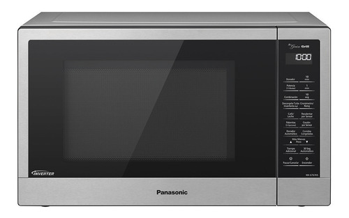 Horno Microondas Grill 2 En 1 Panasonic Inverter Nngt67ksrp